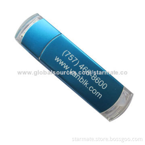 Custom Plastic USB Flash Drive, High-speed 2.0 Interface